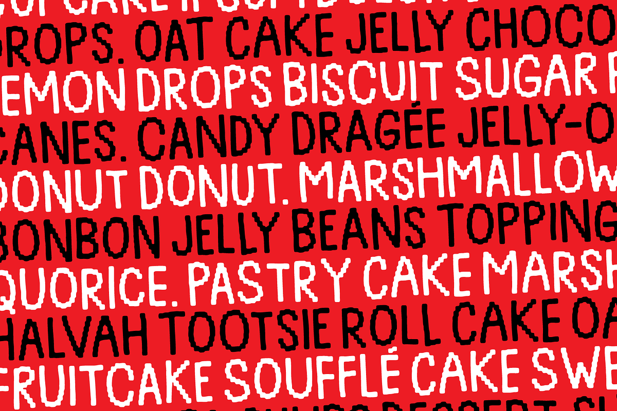 Pixel Punch - a wannabe pixel font!, a Sans Serif Font by pizzadudedotdk (Photo 8 of 10)