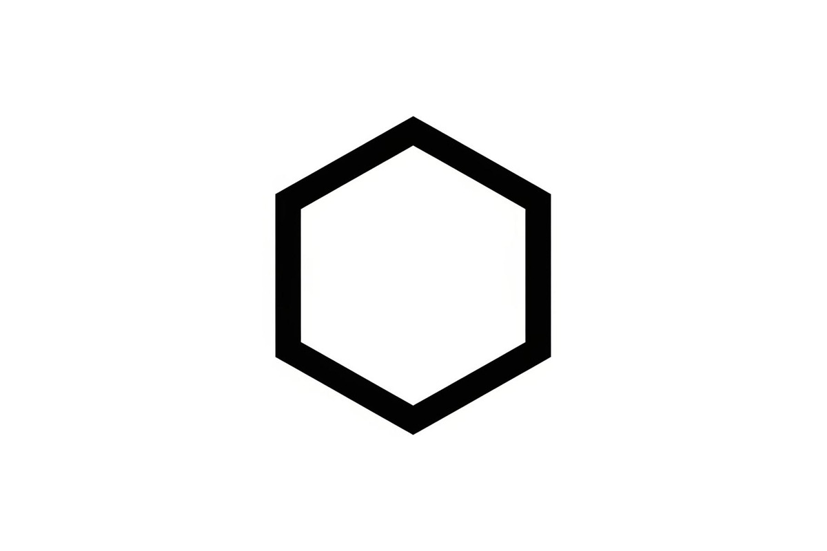 Minimal Hexagon Geometric Logo, an Icon by hafijul (Photo 6 of 10)