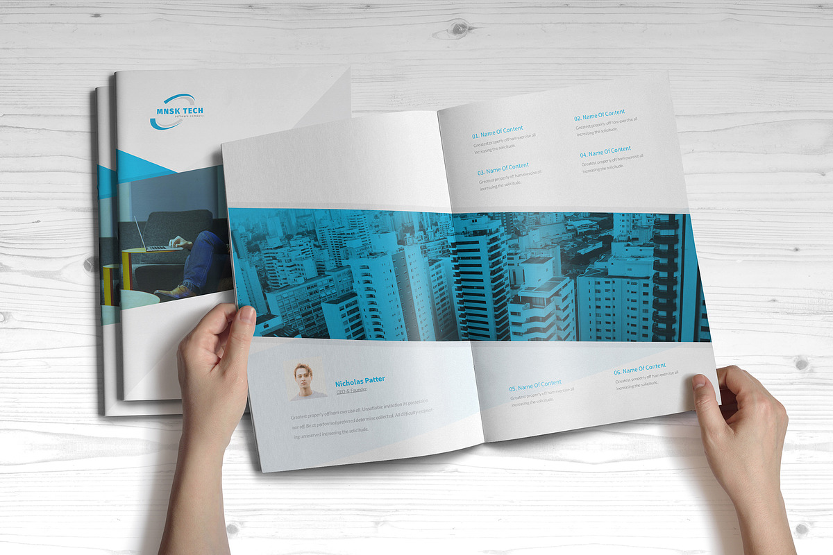 Business Brochure: 16 Pages, a Brochure Template by ZAAS (Photo 2 of 10)