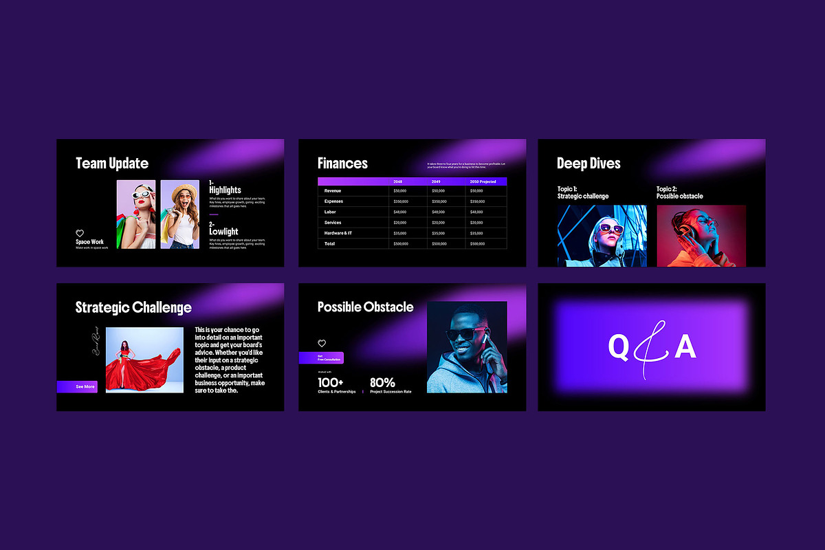 Board Report Presentation, a Presentation Template by KreateTribe (Photo 3 of 5)