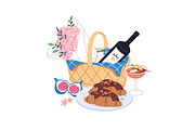 Summer picnic posters, cards set, a Food Illustration by PaperTrident (Thumbnail 8 of 9)
