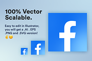 2020 Square Social Icons, an Icon by SPACECAKE (Thumbnail 2 of 3)