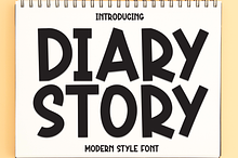 Diary Story | Script Font