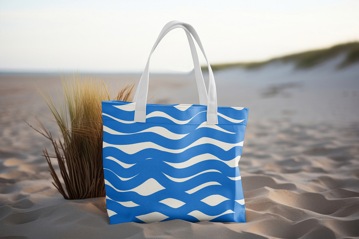 Marine Waves, a Pattern Graphic by MalyskaStudio (Photo 8 of 12)