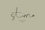 Stima Font, a Script Font by vuuuds (Thumbnail 1 of 10)