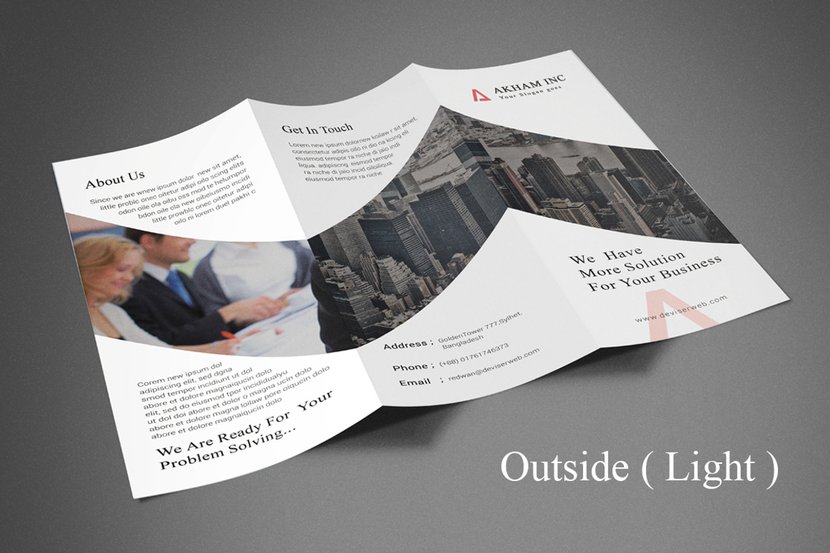 Multipurpose Tri-Fold Brochure, a Brochure Template by DeviserWeb (Photo 4 of 7)