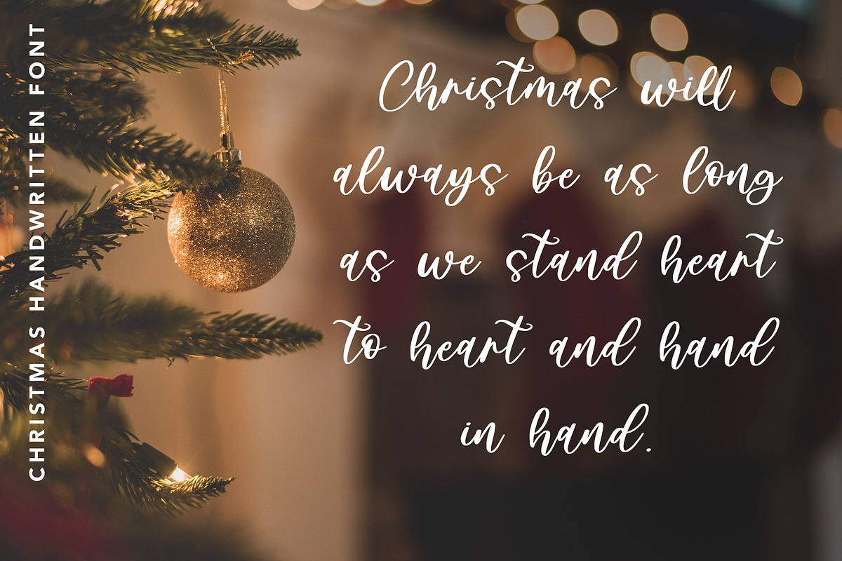 Incredible Holiday - Handwritten, a Handwritten Font by Arendxstudio (Photo 4 of 9)