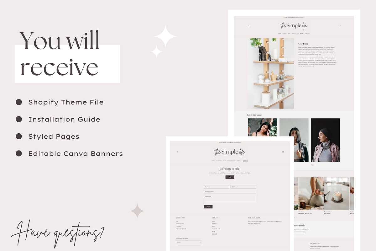 Simple and Minimalist Shopify Theme, a Shopify Template by Pixel Grid (Photo 3 of 4)