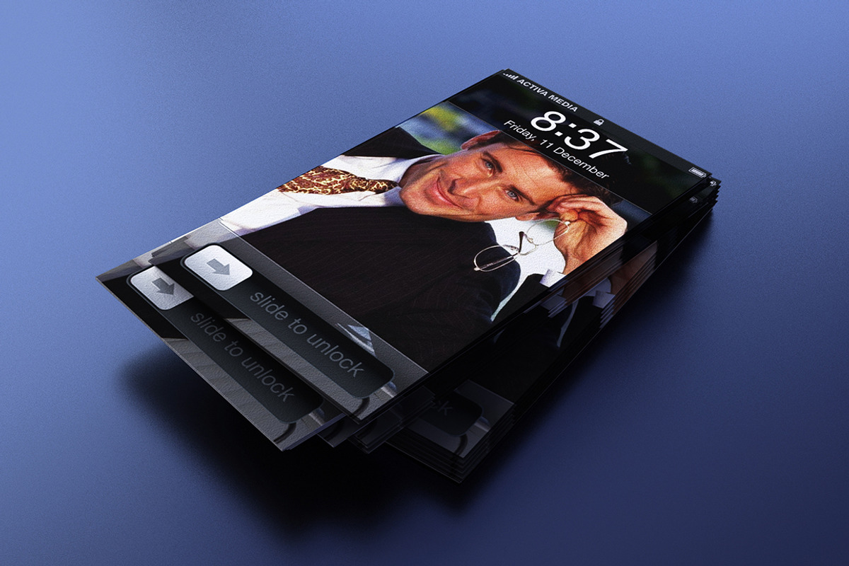 Iphone Business Card, a Business Card Template by Marvel (Photo 4 of 4)