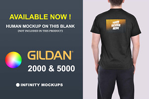 Gildan 2000 Tshirt Mockup