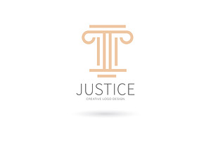Justice logo, a Branding & Logo Template by Logocreative