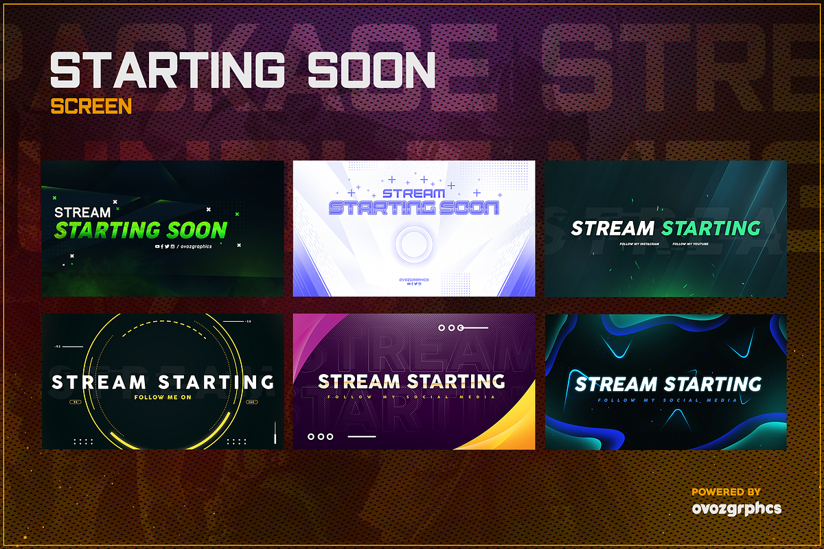STREAM PACKAGE MEGA BUNDLE V2, a Social Media Template by Creathift (Photo 12 of 19)