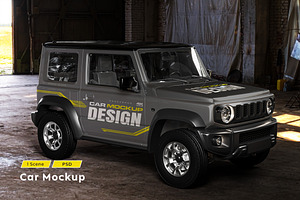 Car Mockup, a Mockup by Mockupnine