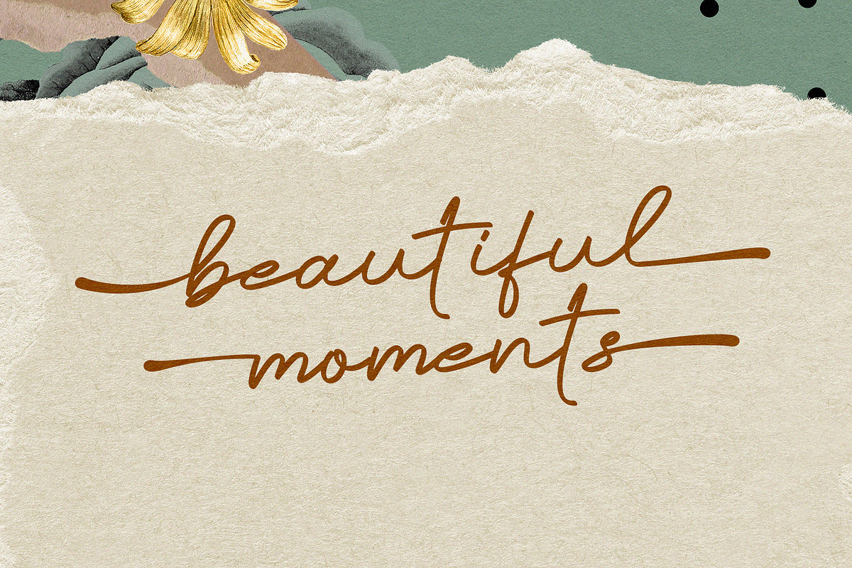 Remonila Elegant Handwritten Script, a Handwritten Font by BrandSemut (Photo 11 of 12)