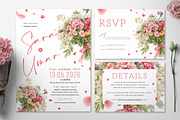 Flowers Invitation, an Invitation Template by Aarley Kaiven (Thumbnail 1 of 4)