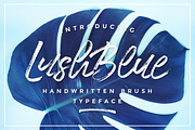 LushBlue LOGO KIT + Font & Swashes!, a Script Font by Pink Coffie (Thumbnail 8 of 12)