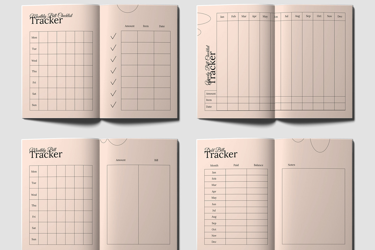 Workbook Planner Template Layout