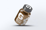 Pill Cosmetics Glass Bottle Mockup, an Advertising Mockup by Hubzway (Thumbnail 1 of 9)