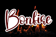 Bonfire | Script Font, a Script Font by Scratchones (Thumbnail 1 of 8)