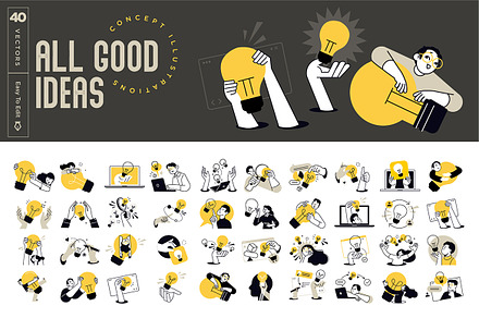 All good ideas, an Illustration by PureSolution