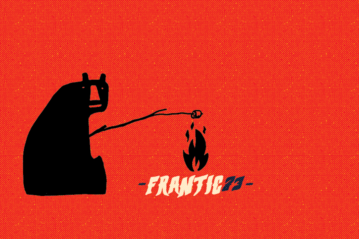 Frantic73 - A Display Font, a Font by Bend Industries (Photo 5 of 7)