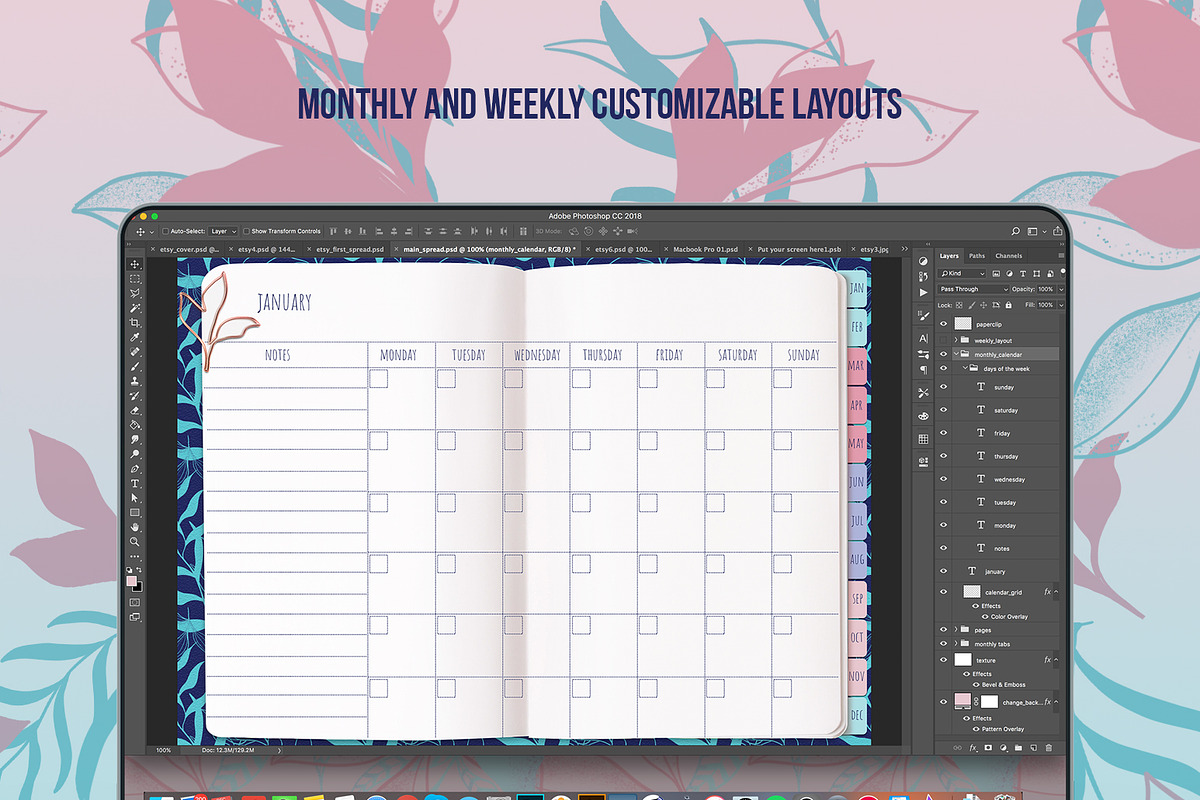 Design your own digital planner, a Product Mockup by Kate Snitser (Photo 5 of 7)