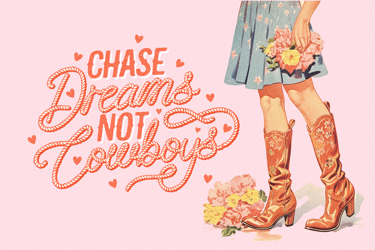 Howdy Handsome Layered Font Duo, a Script Font by Nicky Laatz (Photo 30 of 39)