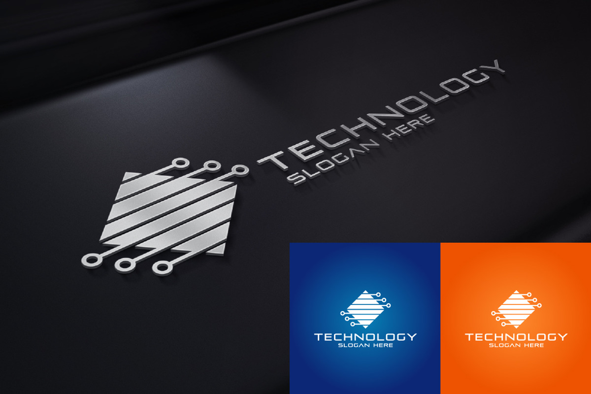 Technology Logo, a Branding & Logo Template by wakgraphic (Photo 2 of 3)