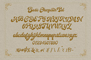 Harland Vintage With Bonus, a Script Font by Fortunes Co (Thumbnail 7 of 14)