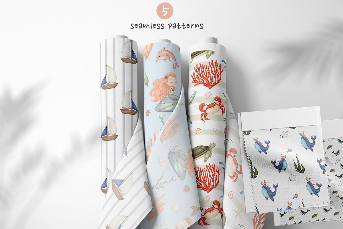 Cozy Underwater World collection, an Animal Illustration by yebin (Photo 6 of 6)