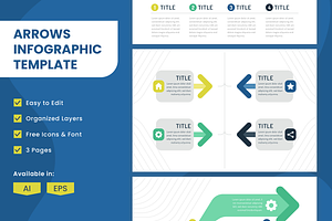 Arrows Infographic Template