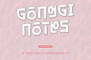 Gonggi Notes, a Symbol Font by Ditatype (Thumbnail 11 of 11)