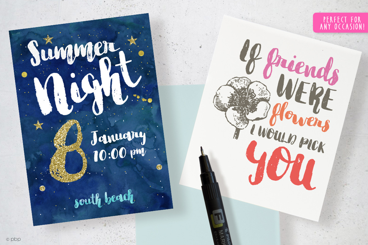 Brush Font Glamorous preview 6