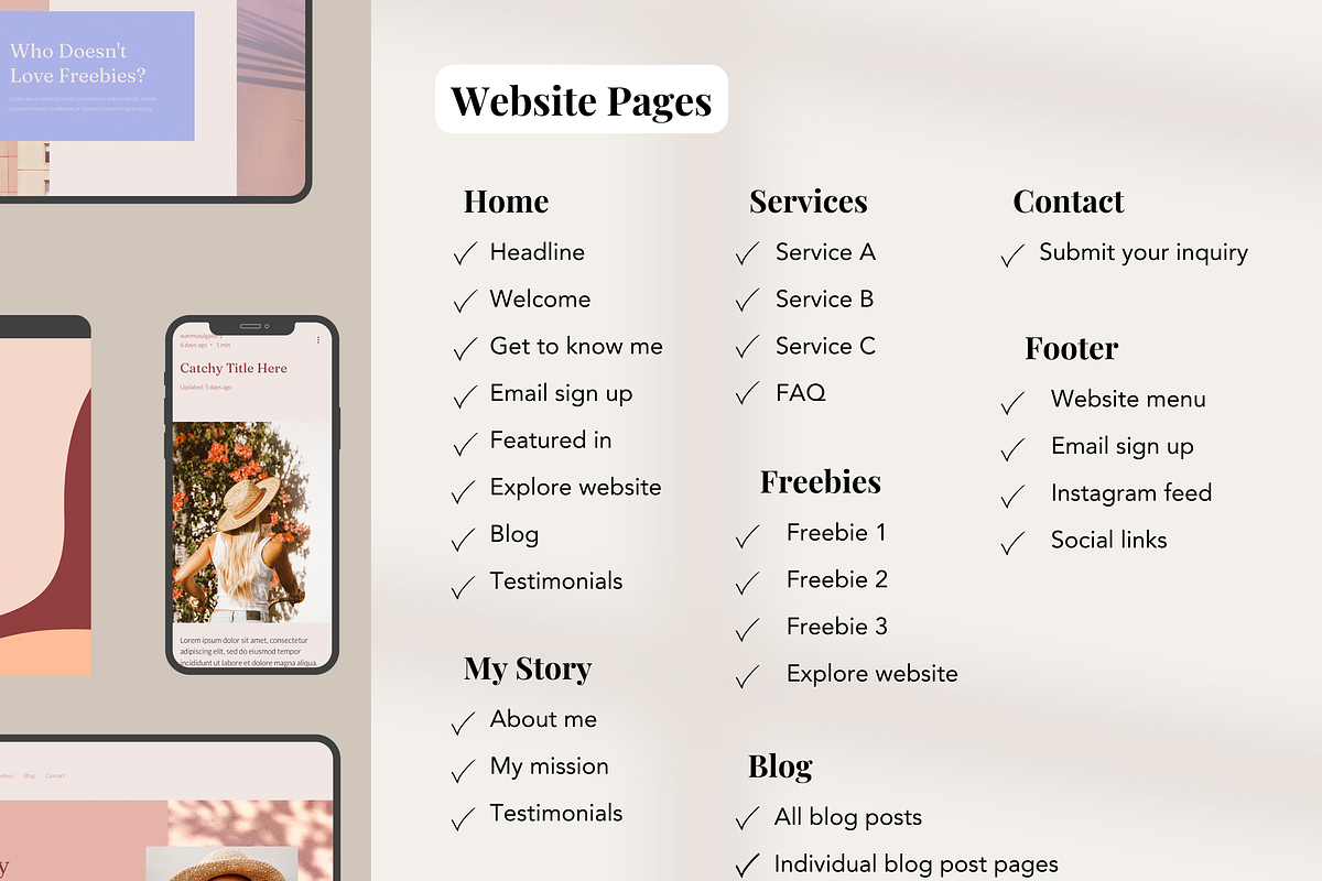 WIX Website Template Colorful Retro, a Wix Template by Warmsoulgallery (Photo 9 of 9)