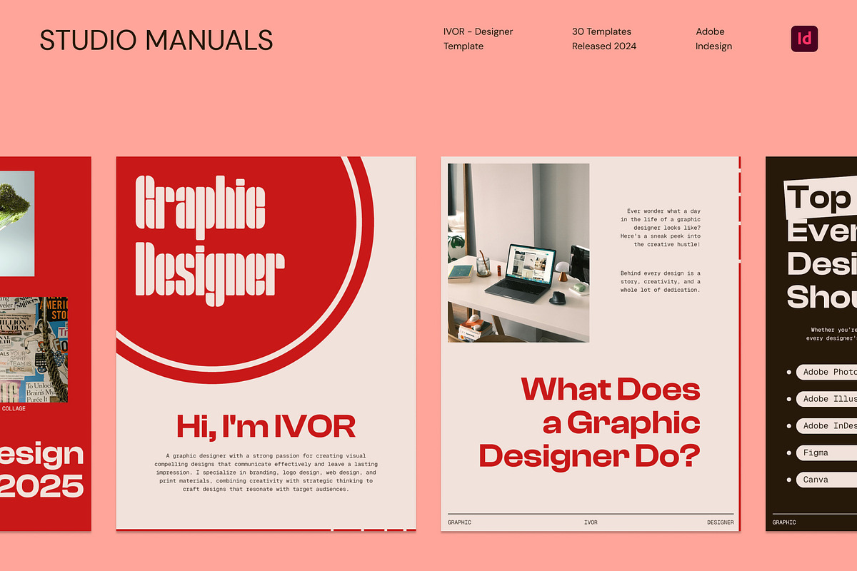IVOR – Designer Template, a Social Media Template by Studio Manuals (Photo 2 of 8)