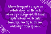 Halloween Orange Font, a Handwritten Font by QR Design Studio (Thumbnail 3 of 8)