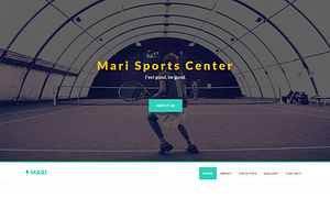 Mari - Sports Center Template