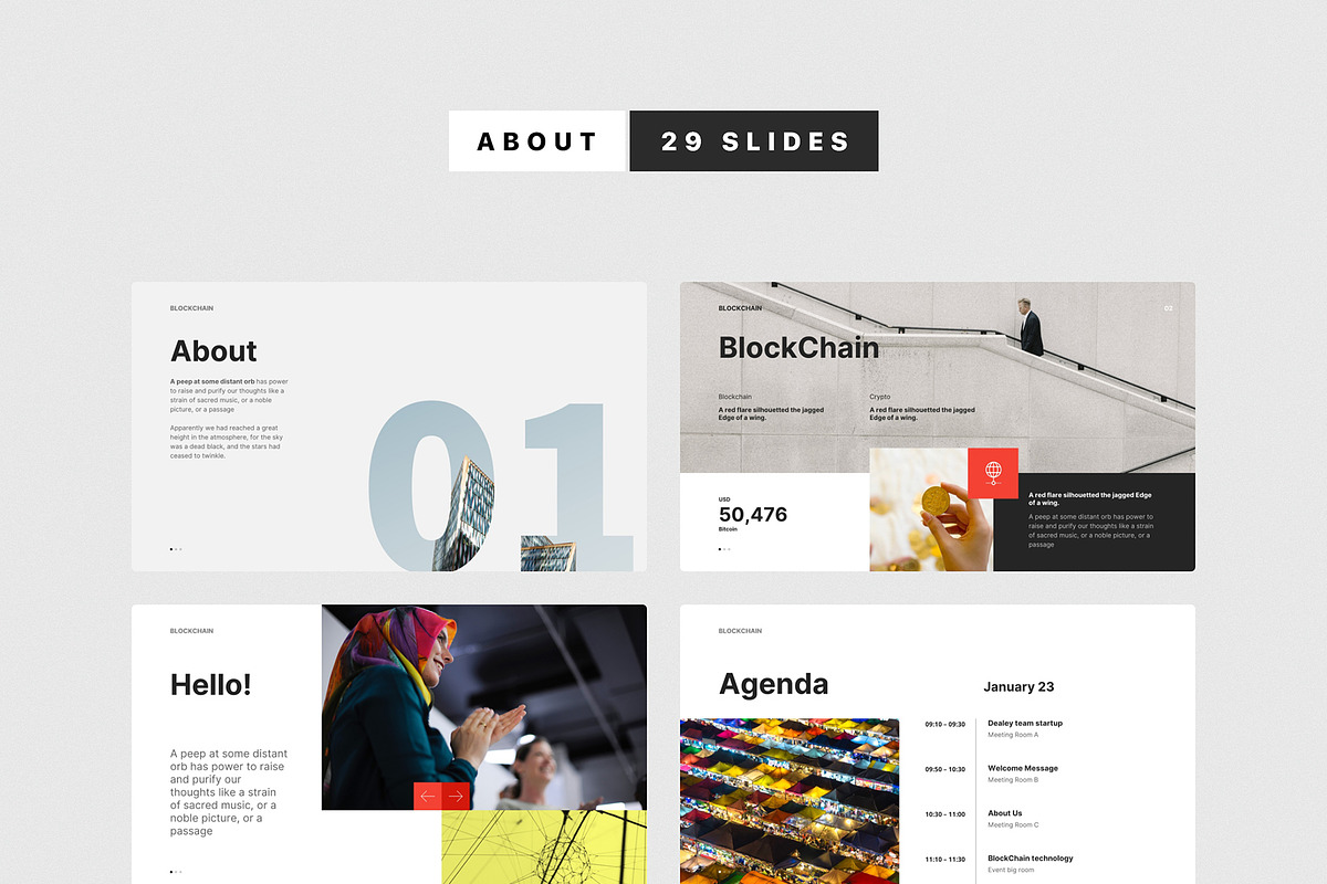 BLOCKCHAIN Powerpoint Template V1.2, a Presentation Template by ShapeSlide (Photo 5 of 13)