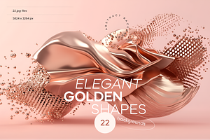Elegant Modern Golden Shapes