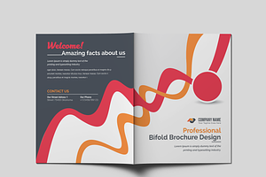 A4 Bifold Brochure Mockup 02