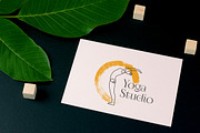 Yoga Studio Logo, an Outline Icon by tetiana.svirska (Thumbnail 2 of 2)