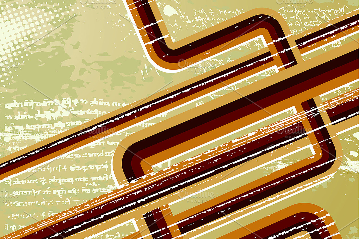Retro Abstract Backgrounds, a Decorative Illustration by TAlex (Photo 5 of 6)