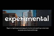 Bayeon - Hybrid Display Font, a Sans Serif Font by Iqsiart Studio (Thumbnail 6 of 7)