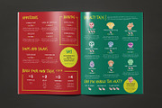 Sugar Skull Restaurant Bundle, a Brochure Template by Hues of Hodges (Thumbnail 3 of 7)