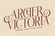Quinther - Ligature Display Serif, a Serif Font by Luna Shop (Thumbnail 6 of 6)