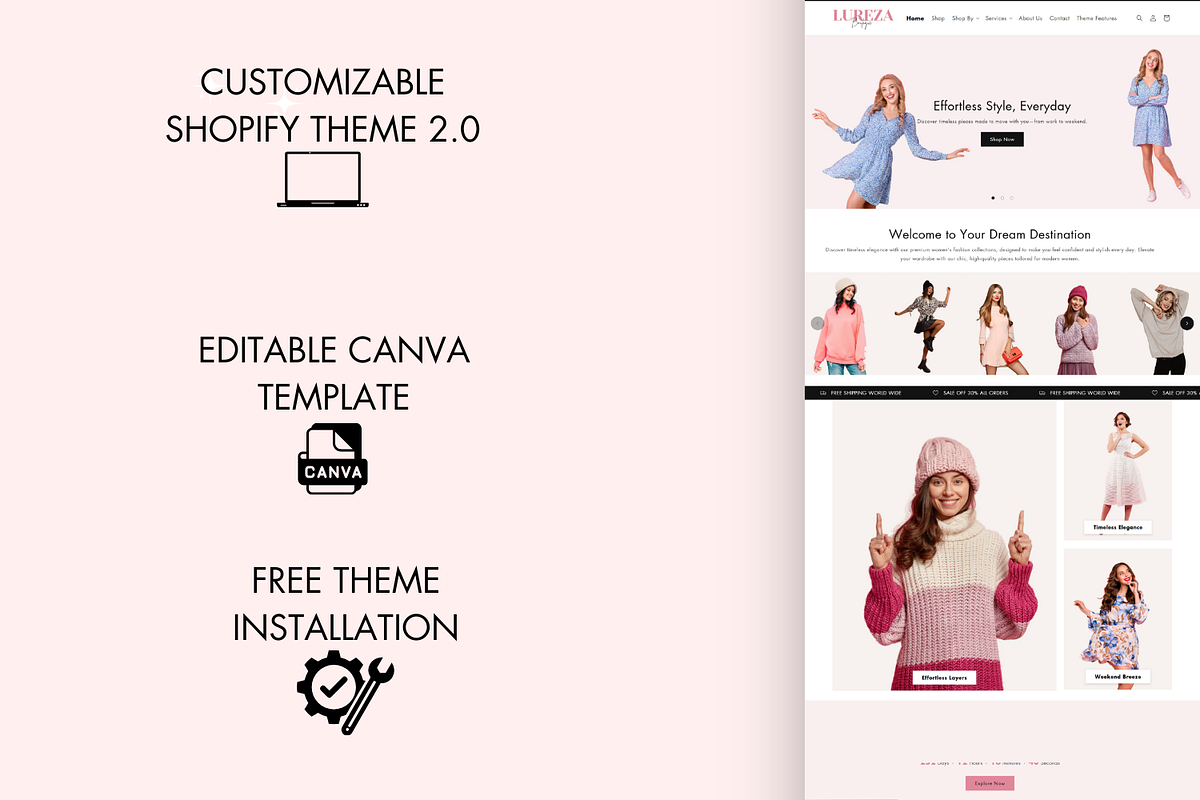 Lureza - Premium Shopify Themes, a Shopify Template by Xynotheme (Photo 6 of 7)