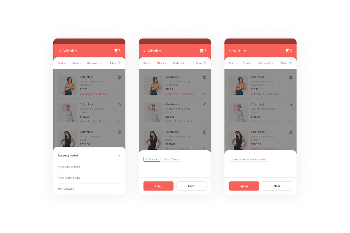 Shien E-commerce UI Kit, an App Template by marwa_elgendy (Photo 8 of 21)