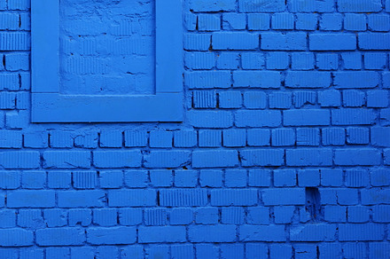 Blue brick wall stock photo containing wall and building preview 6