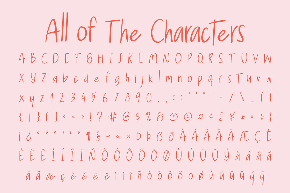CS Agenda – Handwritten Font, a Handwritten Font by Craft Supply Co. (Photo 8 of 8)