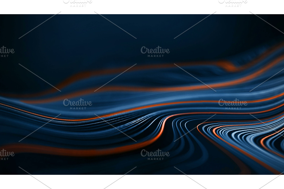 Technology wave connected animation, a Background Graphic by RDShop